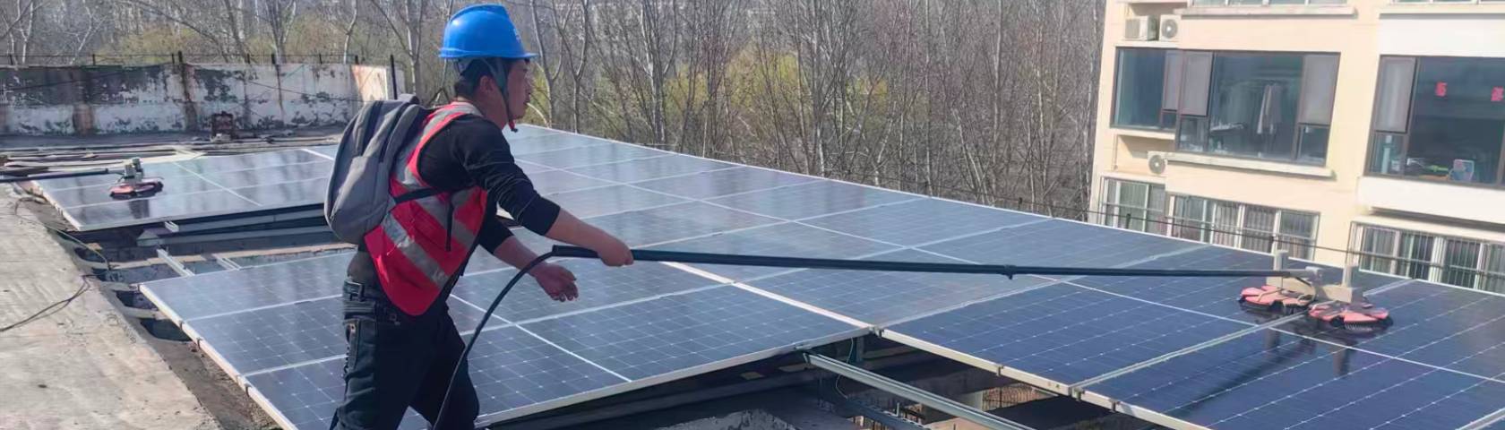 Residential solar cleaning solution